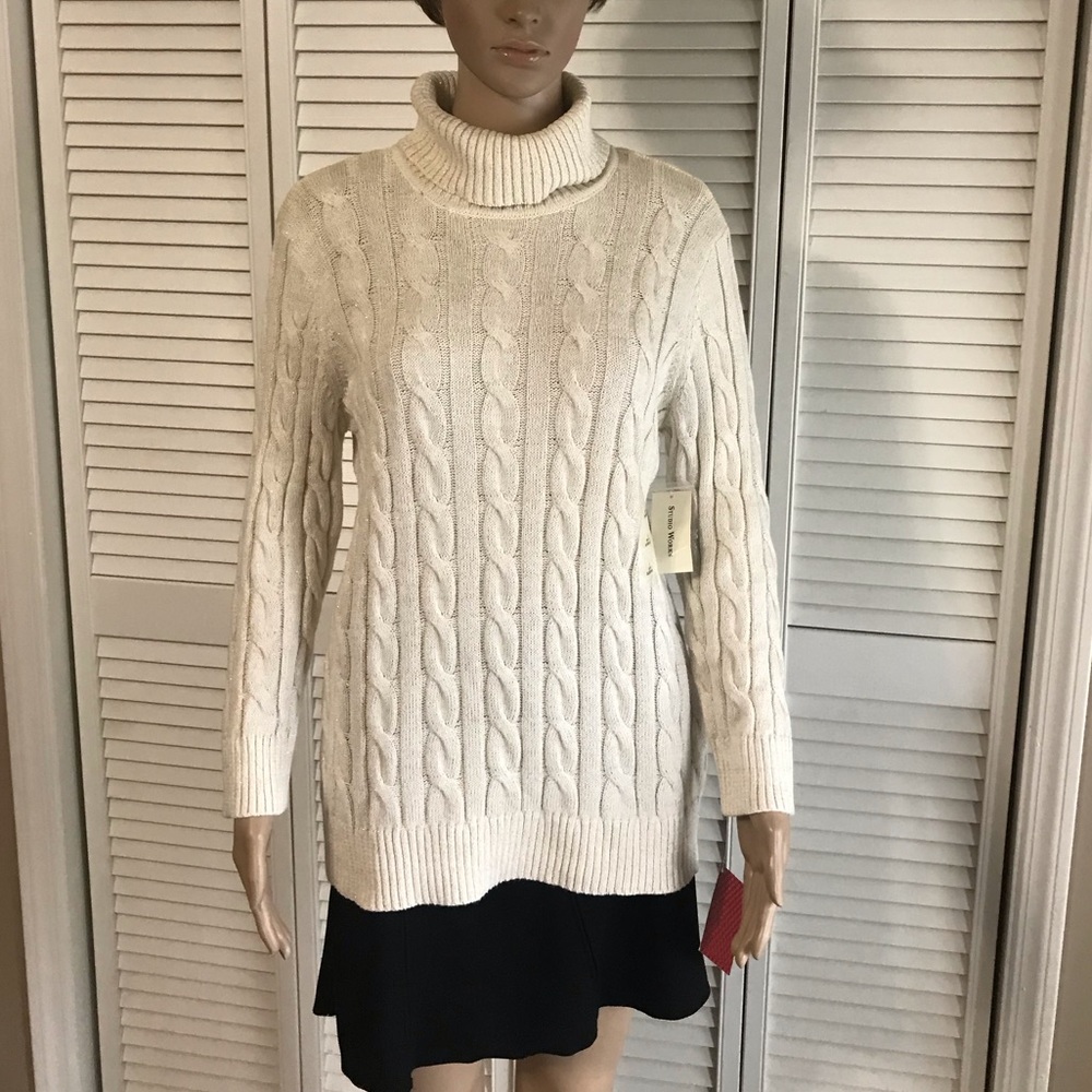 Studio Works Turtleneck NWT SZ LG
